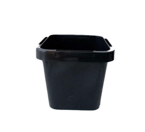 66mm Square Squat Pot (Black) x 660pcs
