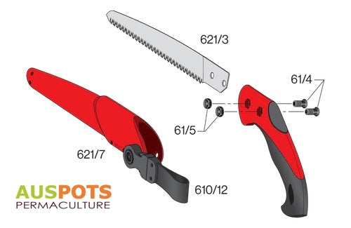 FELCO 621 - Saw | Pull-stroke pruning saw | Blade 24cm