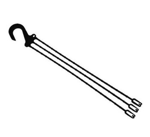 430mm Clasp Hanger (Black)