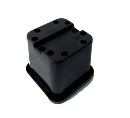 66mm Square Squat Pot (Black)  x 660pcs