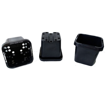 66mm Square Squat Pot (Black)  x 660pcs