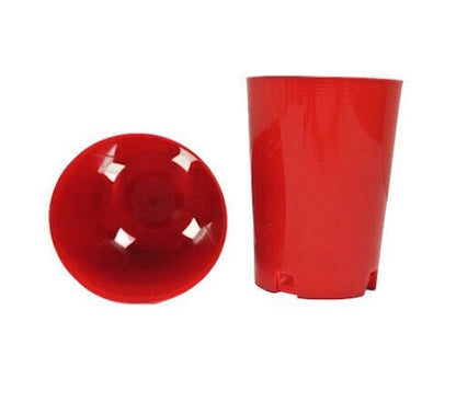 75mm Round Plastic Tube / Pot (Red)  x 620pcs