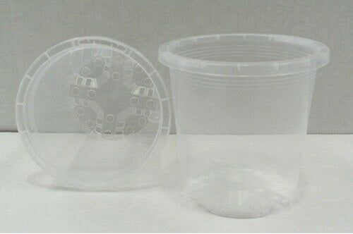 90mm Round Clear Slimline Pot x 450pcs