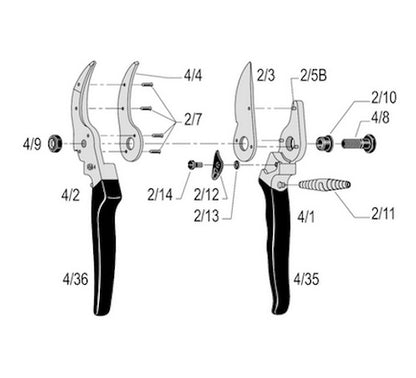 FELCO 4 One-hand pruning shear