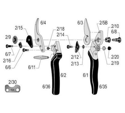 FELCO 6 -One-hand pruning shear