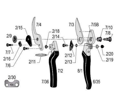 FELCO 8  - One-hand pruning shear