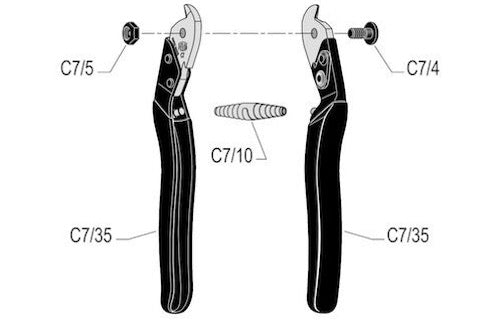 FELCO C7 One-hand cable cutter | Cable cutter